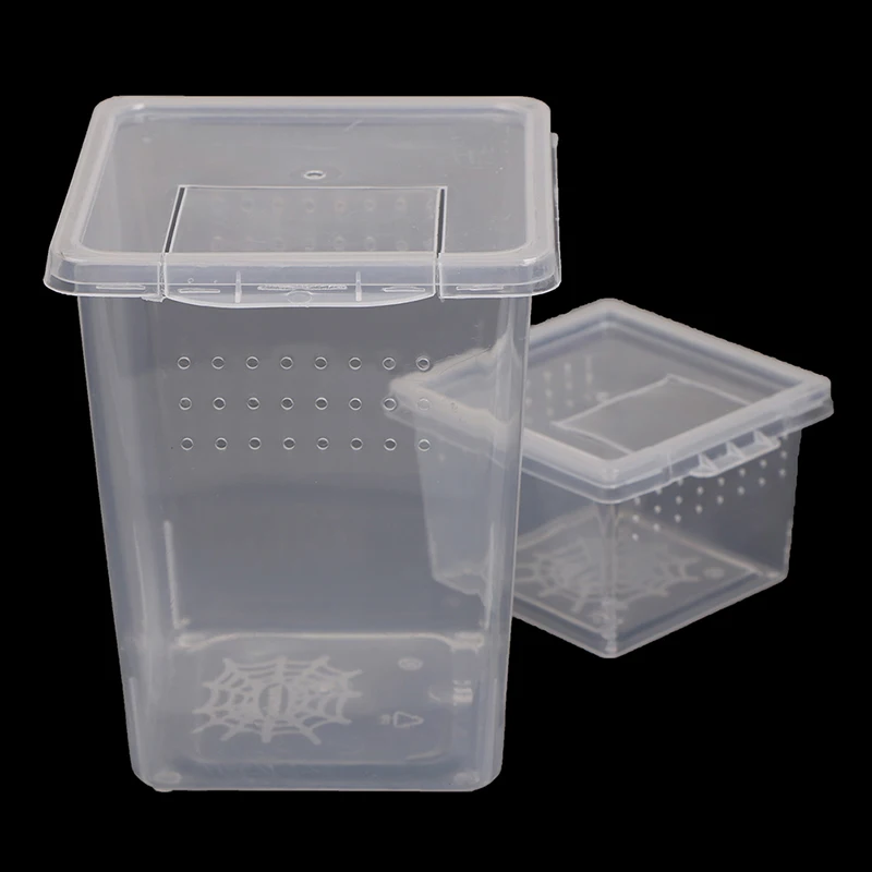 

Plastic Insect Spider Habitat Feeding Box Case Container Tank Transport Case