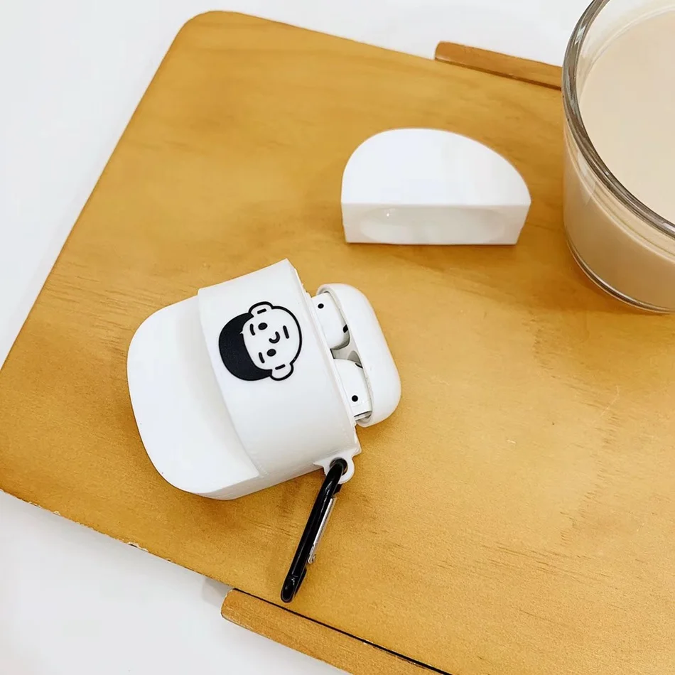 Чехол для наушников Airpods 2 Чехол Силиконовый Мультфильм Аниме Чехол для Apple Air Pods 1 чехол печенье аксессуары для наушников брелок