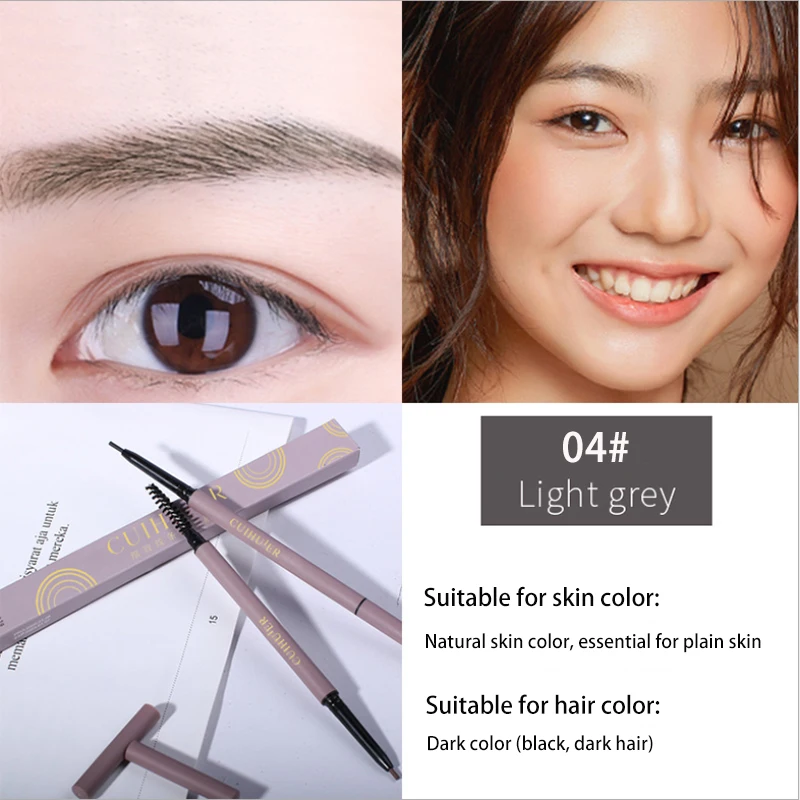 Водостойкая натуральная Стойкая краска для татуажа бровей черный коричневый