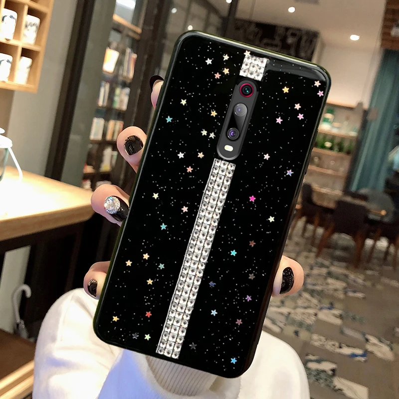 Чехол для Xiaomi Mi CC9 CC9e 9 9T 8 SE Lite Pro 6 6X 5X A1 A2 A3 Pocophone F1 Блестящий Мягкий ТПУ белый