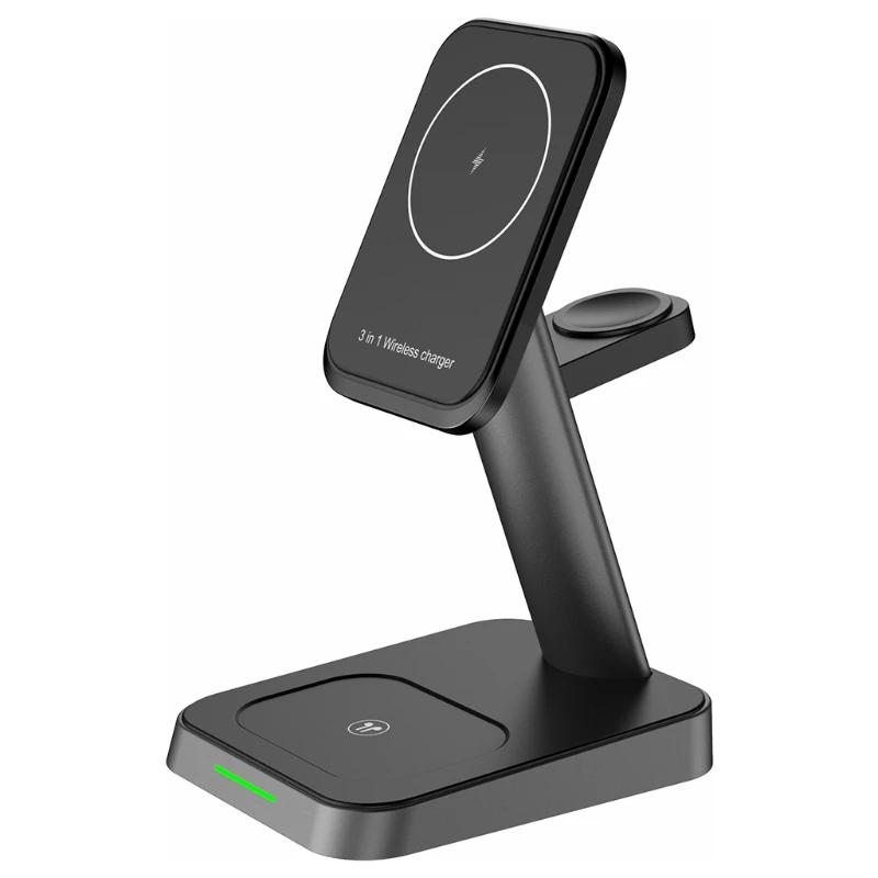 

Беспроводная зарядная подставка Y4QF для 12/12 Pro/12 Pro Max/s,Watch SE 6 5 4 3 2,Airpods 2