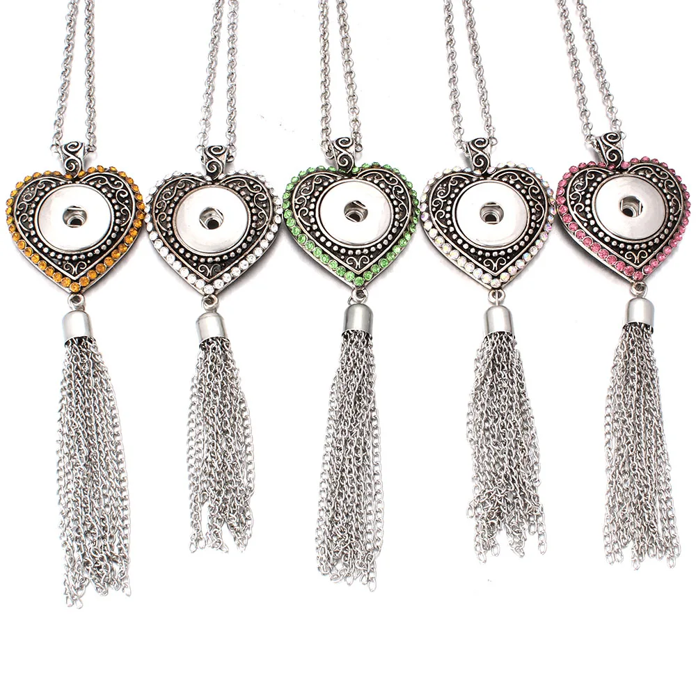 Женское винтажное ожерелье с кристаллами и металлической кисточкой 18 мм|jewelry for