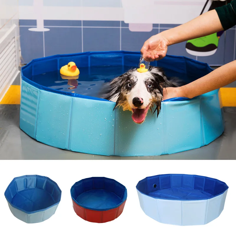 Летний складной бассейн для собак портативные плавательные бассейны
