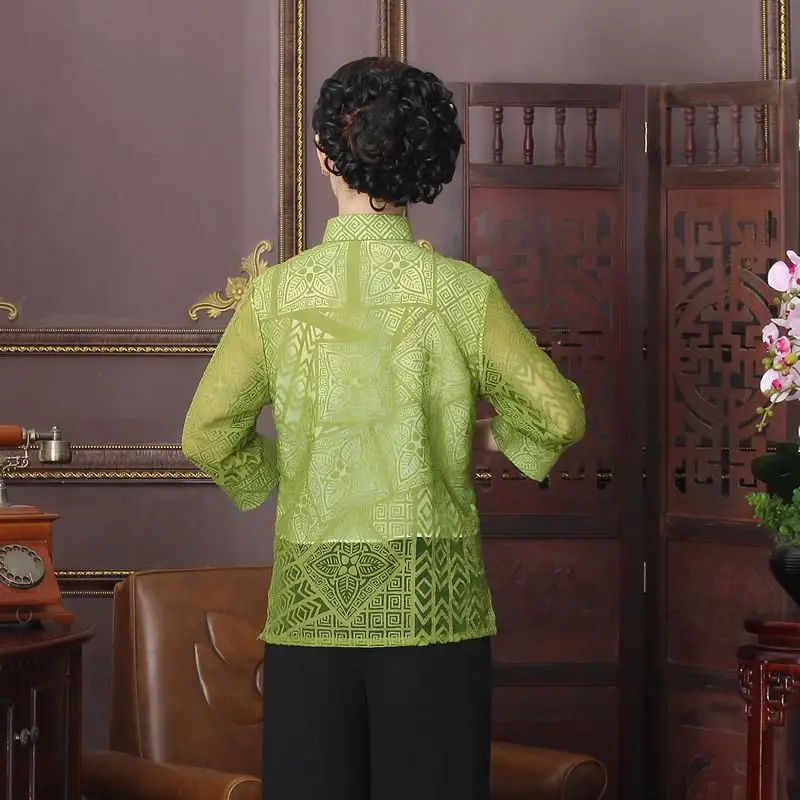 Темно синий пикантные прозрачные сандалии для среднего возраста Женские мать