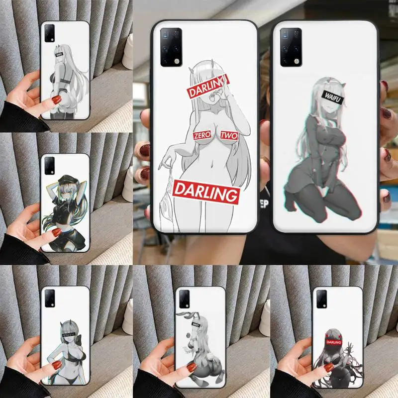 

Darling in the FranXX Zero Two Waifu Phone Case for Samsung S6 S7 S8 S9 S10 edge plus S10 5G S20 S21 S30ultrs 5G Fundas Cover
