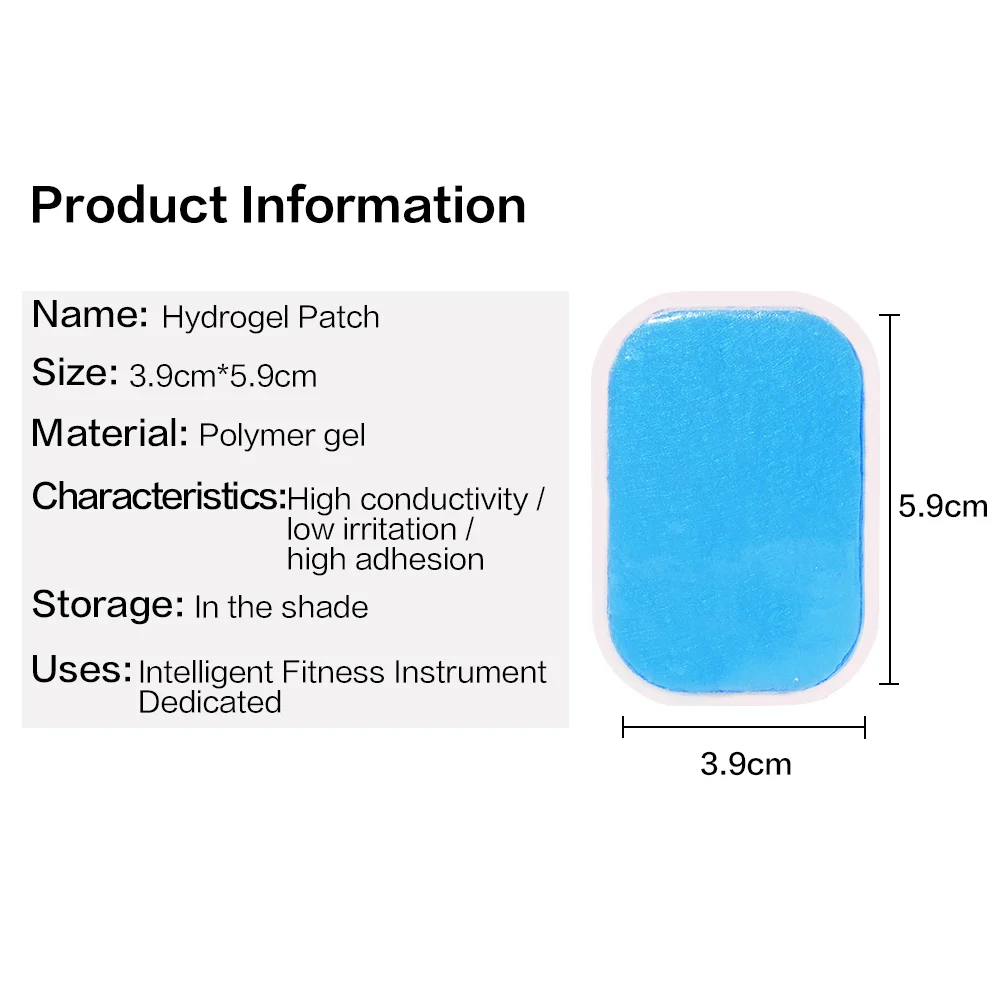 50 шт. Замена гелевые подушечки для EMS тренер Вес потери стимулятор мышц живота