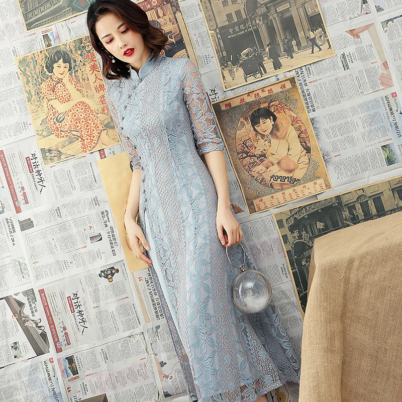 Китайская традиционная одежда cheongsam qiapo Vietnam Ao Dai платья для женщин