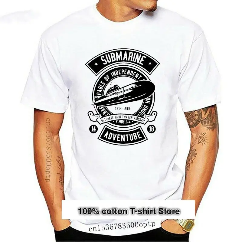 

Camiseta submarina 100% хлопок, camisa Premium, Popular, 2021