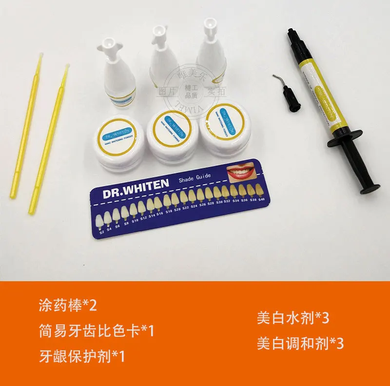 

1pc Teeth Whitening Peroxide Dental Bleaching System Oral Gel Kit With LED Tooth Whitener Dental Equipment Cold Light