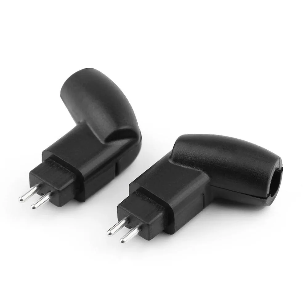 5Pairs 0.78mm Earphone Pin 2 Pins Plug For UE11 UE18 ES3W4R Headset Wire Connector Rhodium/Gold Plated Audio Jack Adapter