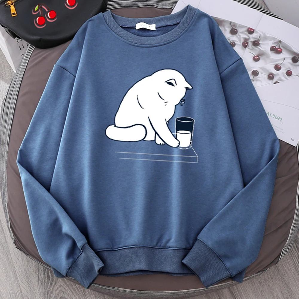 

Grappige Kat Cartoon Huisdier Gengar Hoodie Sweatshirt Street Fashion Truien Koreaanse Herfst Sweatshirts Vintage Mannen Kleding