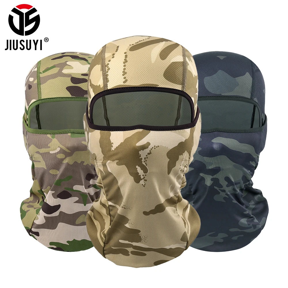 Шапка бини камуфляжная Тактическая Военная шапка для пейнтбола на все лицо