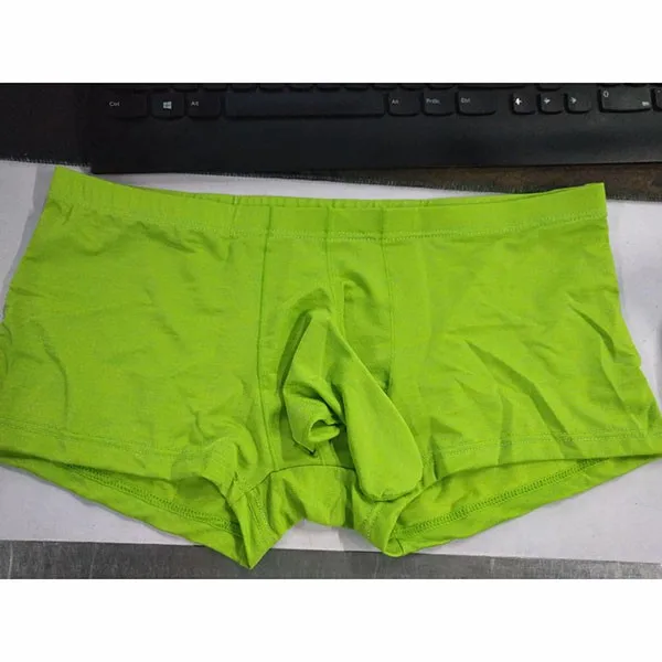 Мужские сексуальные боксеры Трусы из смеси хлопка для взрослых Колготки с низкой