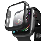 Для Apple Watch Series 5 44 мм чехол с защитой экрана тонкий защитный тонкий бампер полное покрытие жесткий чехол для iwatch 5 4 40 мм