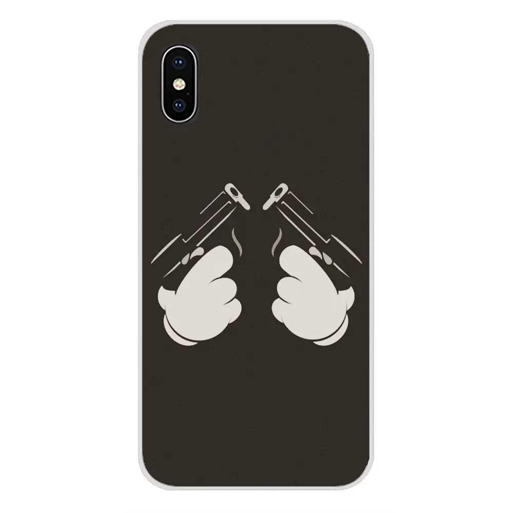 Аксессуары чехлы крышка крутой рок знак жеста руки для samsung Galaxy S3 S4 S5 Mini S6 S7 Edge S8 S9