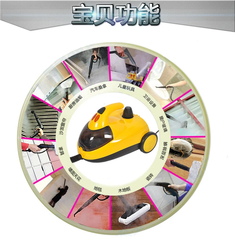 Multifunctional Steam Cleaner Car Sauna Machine High Pressure Cleaning Car Air Conditioning Fumigation Sterilization