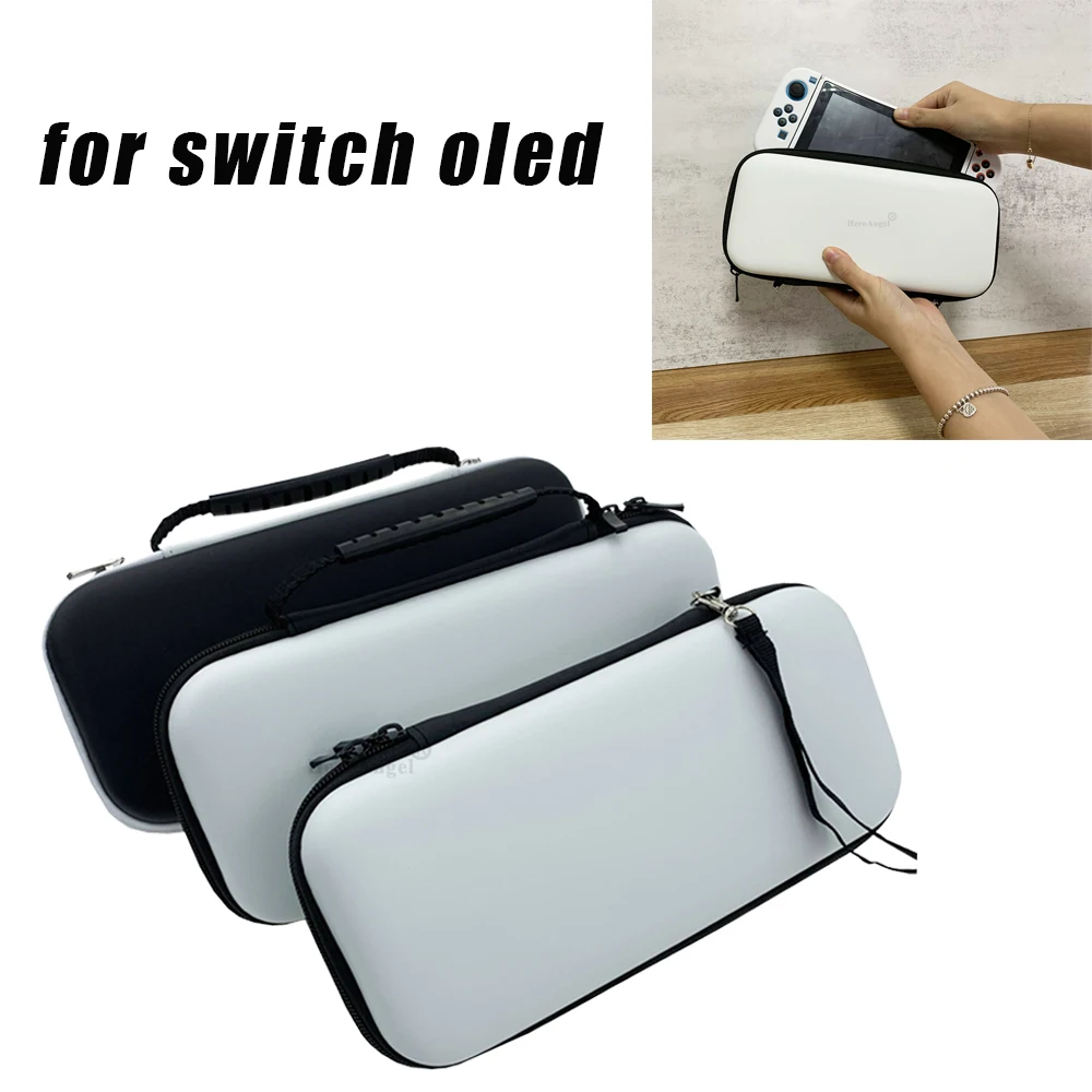 

Чехол для Nintendo Switch OLED, сумка для хранения, портативный жесткий чехол из ЭВА для консоли OLED Switch, сумка, аксессуары для игр, чехол для переноски