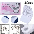 Сиденье для унитаза одноразовое, водонепроницаемое, 10 шт.