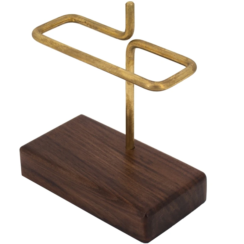 Новая медная полка фильтра для кофе V60 подставка деревянная основа Лучшие