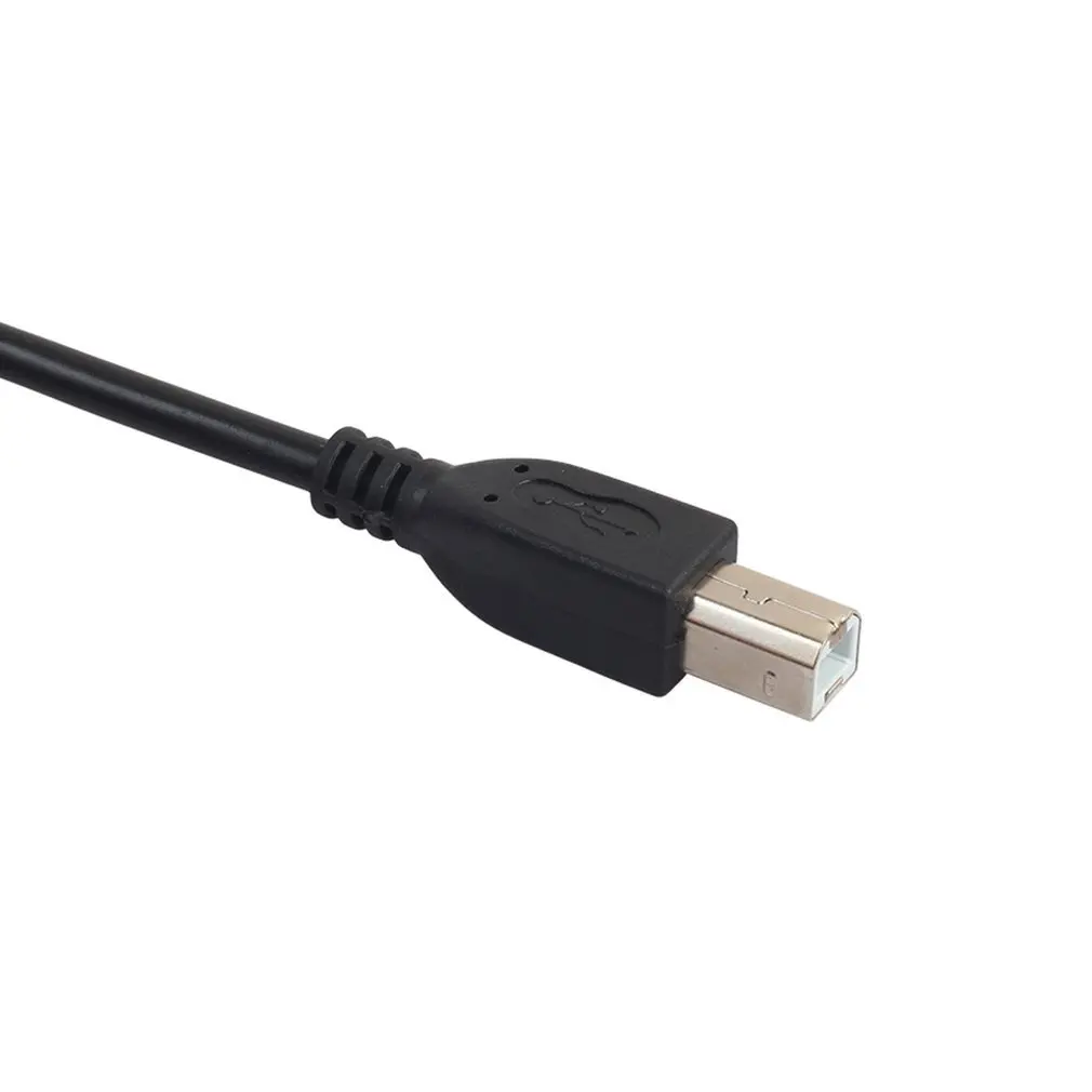 2017 Новый 1 5 м 3 USB 2 0 AM-TO-BM высокоскоростной кабель Свинец A в B длинный черный