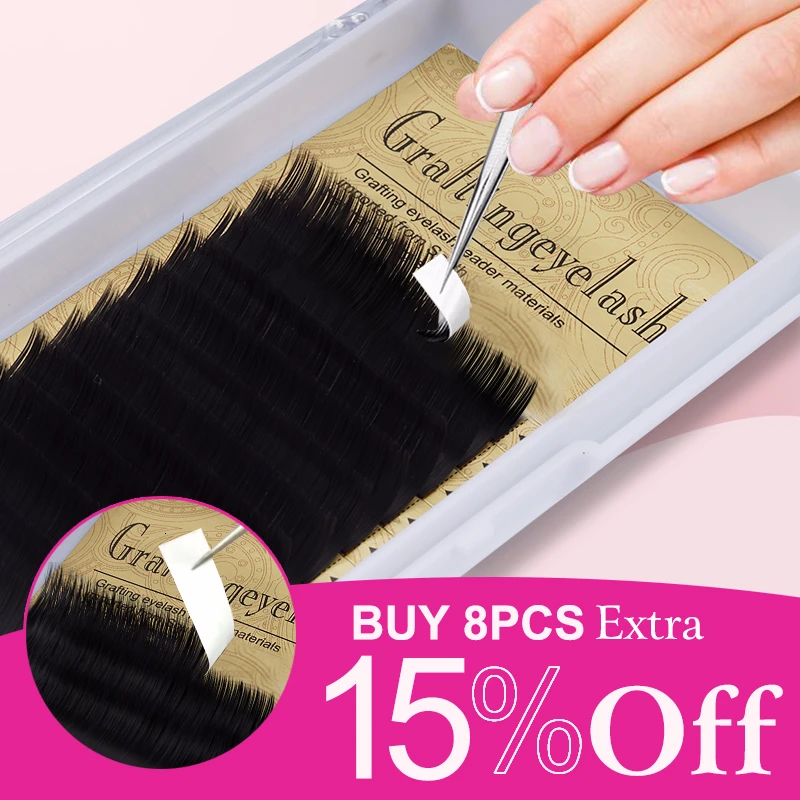 DORADOSUN накладные ресницы в виде плоского эллипса 12 рядов эллипса|Накладные