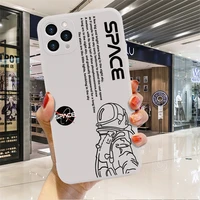 liquid anti fall for iphone case iphone 12 11 13pro mini 7 8 6 6s plus xr x xs max astronaut package border afy
