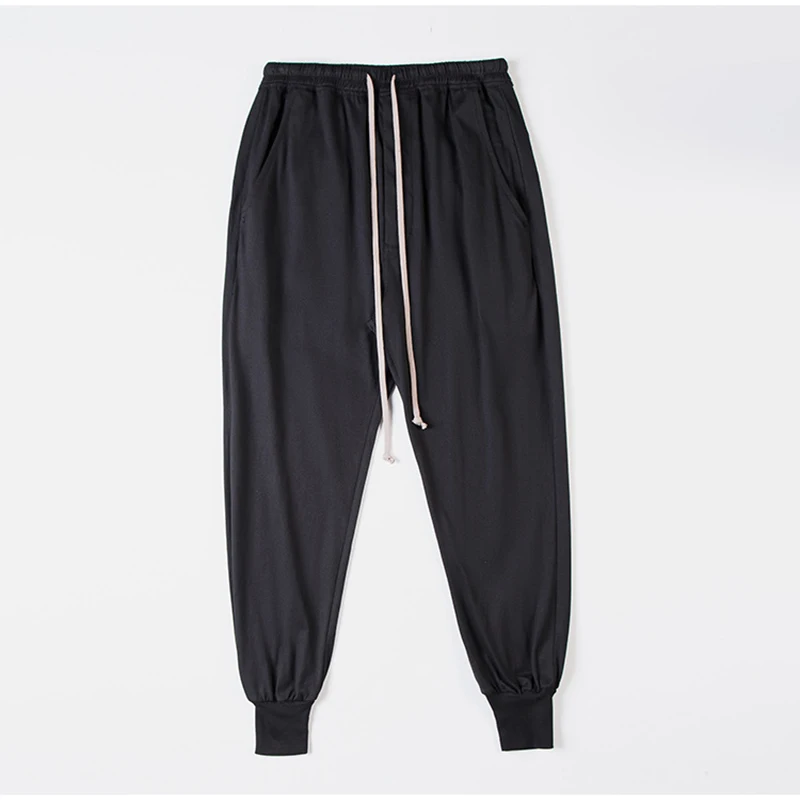 Rick Casual Pants Sweatpants RO Drawstring Elastic Waist Men's Owens Pants Men's Clothing Traf Streetwear