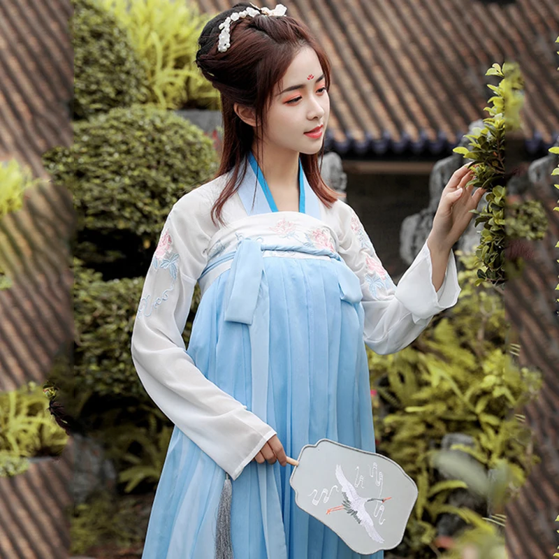

Hanfu Dress Fairy Dress Chinese Traditional Hanfu Costume Hanfu Festival Outfit Chinese Folk Dance Costumes Hanfu Dress