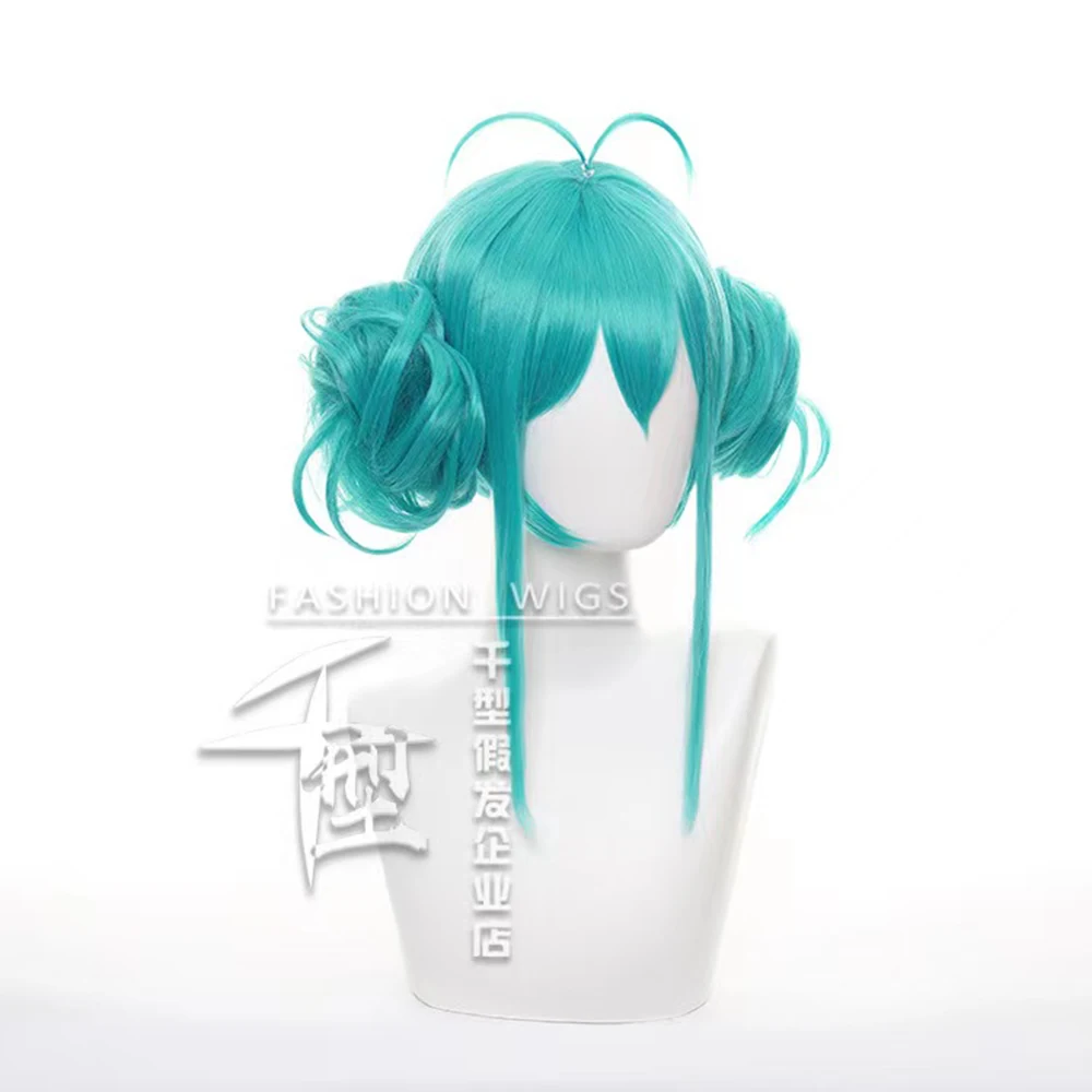 Парики для косплея Miku термостойкие синтетические волосы 40 см |