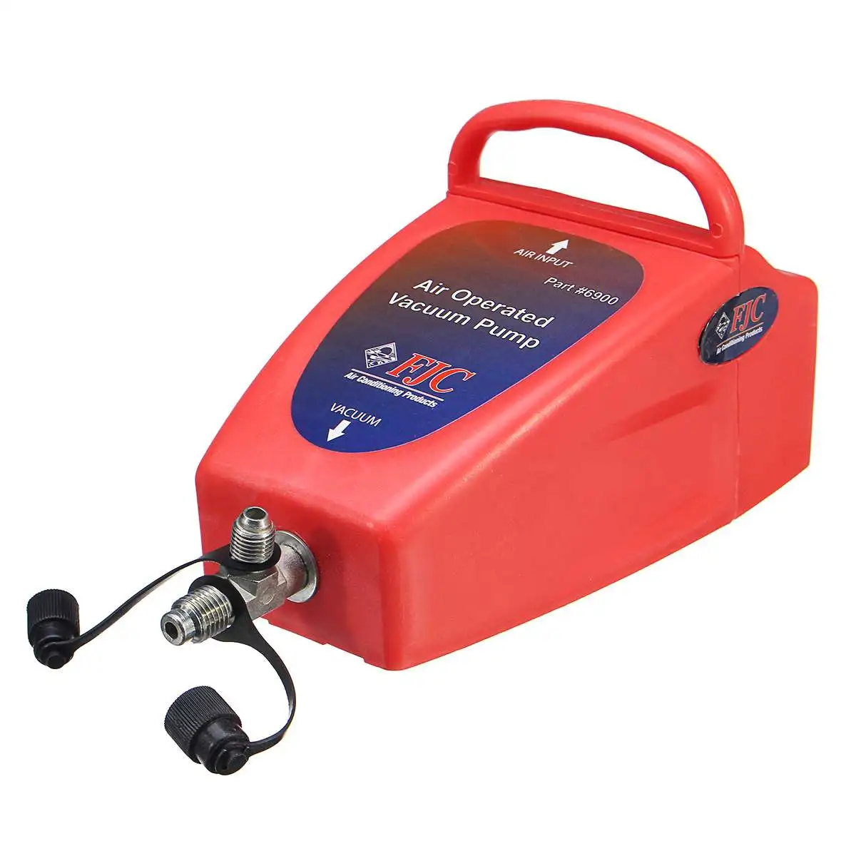 4.2CFM A/C Conditioning System Tool Operated Vacuum Pump Auto 1/2" ACME(R134a)& R12 Connector 80~150PSI Pressure