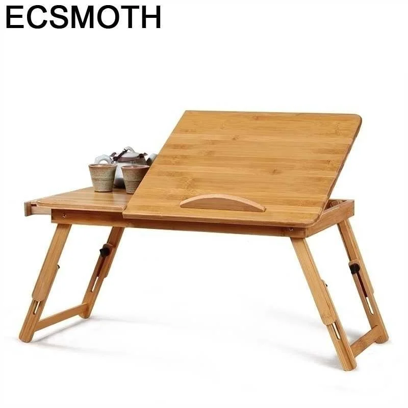 

Tisch Standing Dobravel Tavolo Scrivania Ufficio Notebook Escritorio Mueble Bamboo Stand Laptop Mesa Desk Computer Study Table