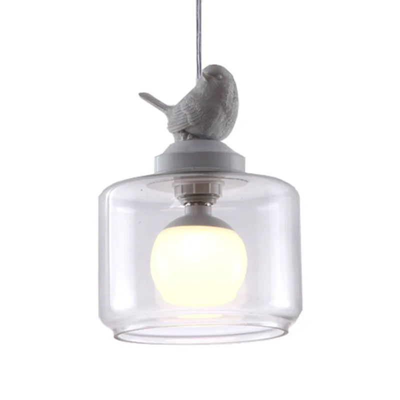 

Contemporary and contracted creative personality retro art glass chandelier cafe restaurant study lamps act the role of milan