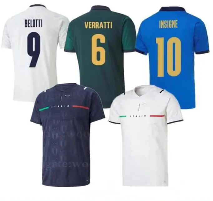 

2021 Italy AWAY soccer Jersey BARELLA SENSI INSIGNE 20 21 22 European Cup Renaissance CHIELLINI BERNARDESCHI football shirts men