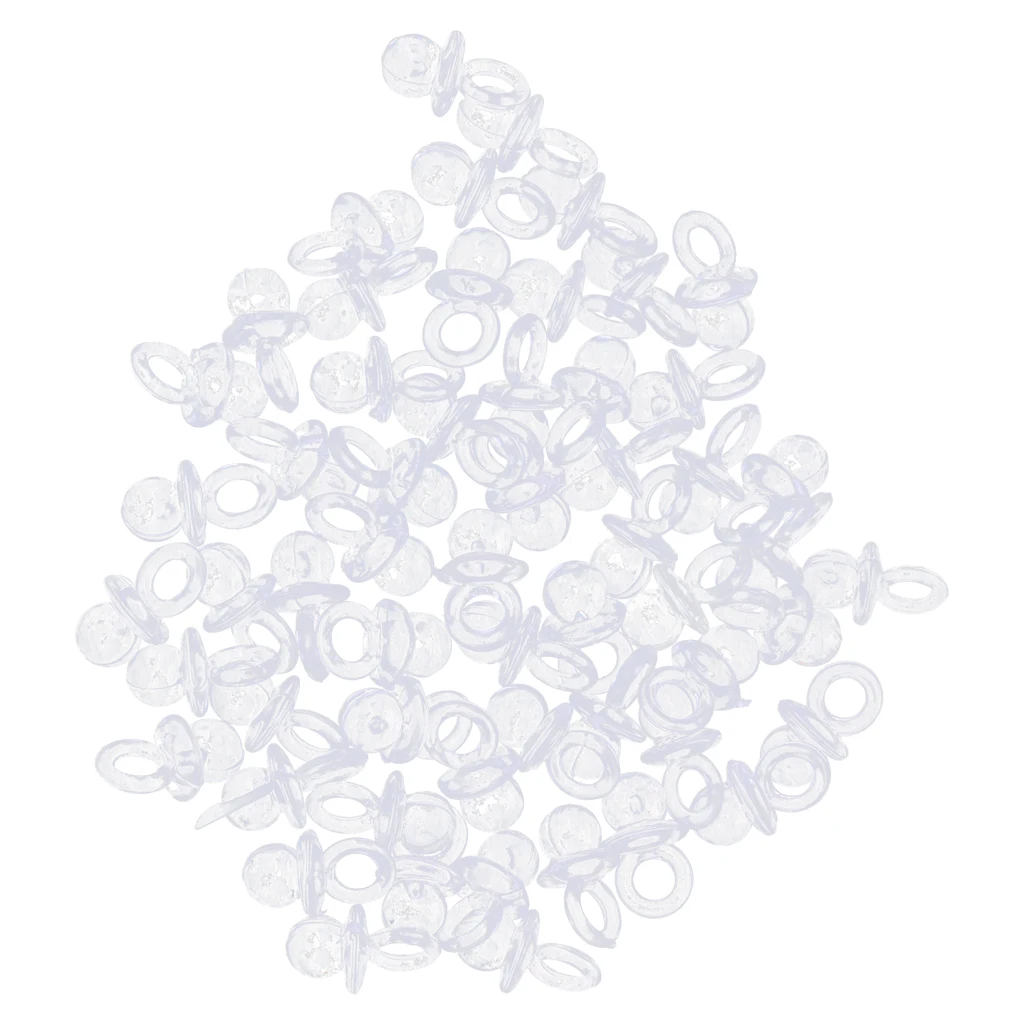 144 шт. мини душ соска очарование Таблица разброс пол раскрывает украшение партии |