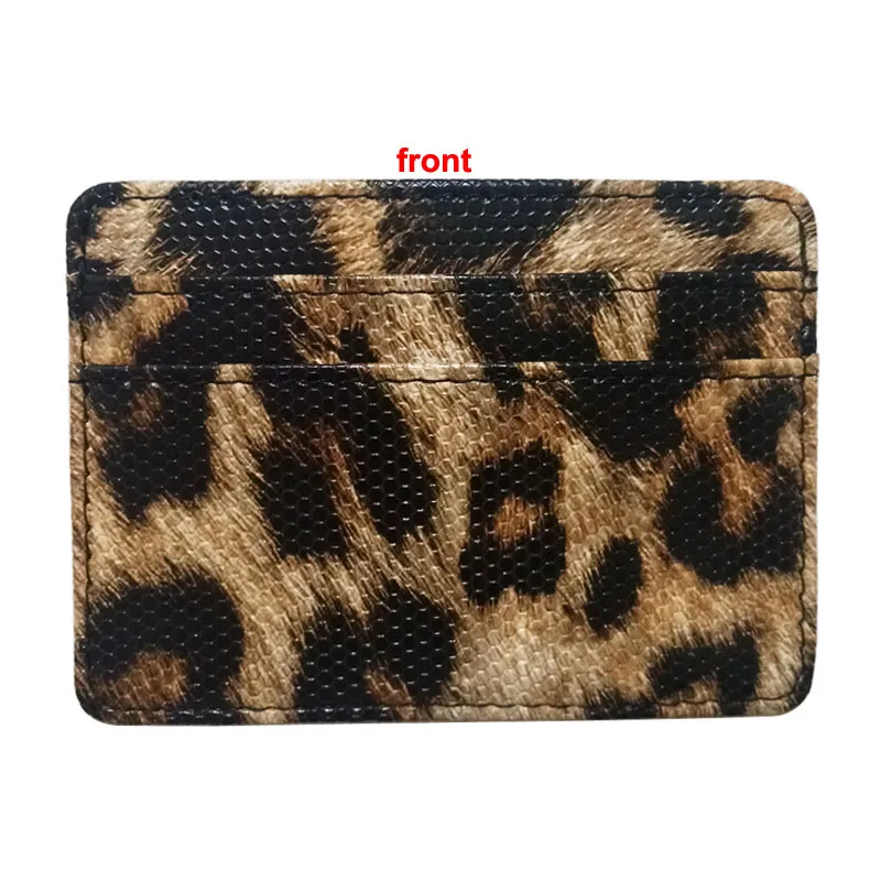 2020 маленький женский бумажник с отделениями для карт унисекс модный леопардовый