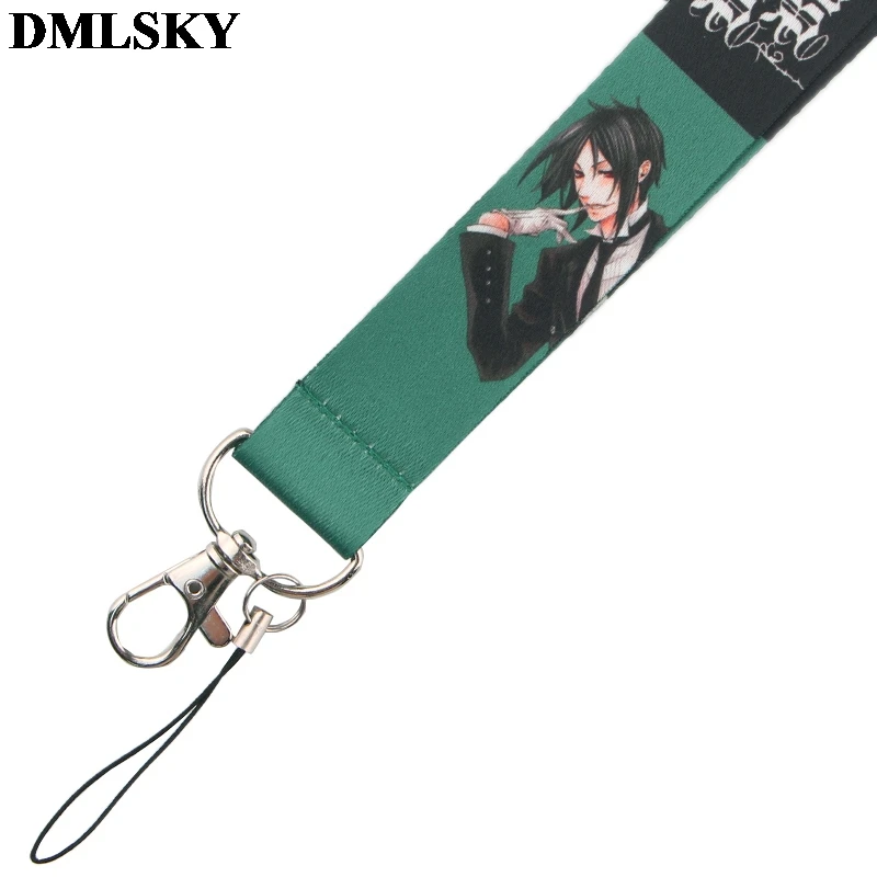 

24pcs/lot DMLSKY Anime Phone Lanyard Cool Lanyards for Keys Phone Rope Keychanis Keyring Neck Straps Phone M3877