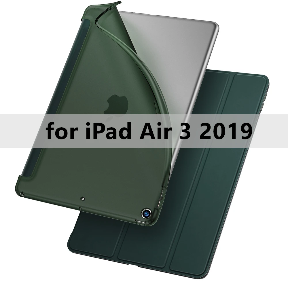 Green Air 3 ESR чехол для iPad mini 5 Air 3 Air3 ультра тонкий кожаный резиновый, мягкий, из ТПУ чехол на магните для iPad 7 7th Gen 10,2 синий - Цвет: Green Air 3