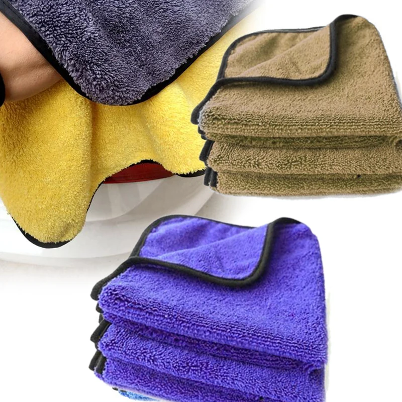 

Многоразовые универсальные плюшевые полотенца из полиэстера и микрофибры для чистки автомобиля, салфетки для чистки, ультра аксессуары дл...