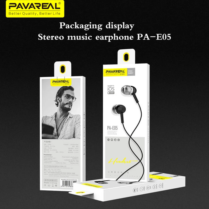 3 5 мм бас наушники в ухо спортивные с микрофоном для xiaomi iPhone samsung гарнитура fone de