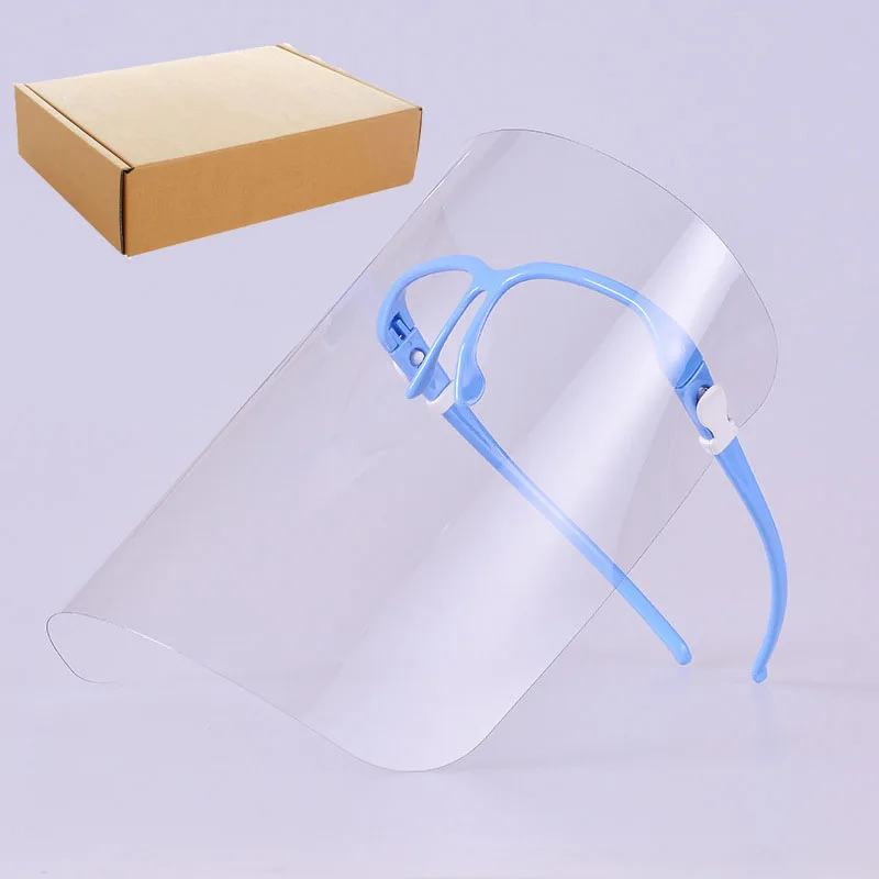 5 шт. защитный лицевой щиток с очками Маска Защитная маска на лицо щит уход за