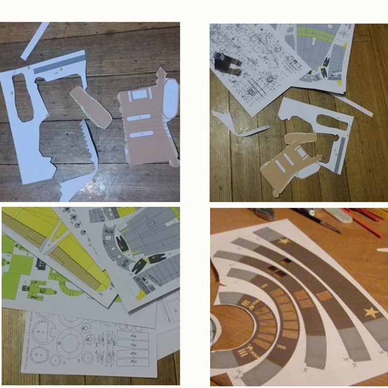 Набор бумажных моделей в масштабе 1:1 снайперская винтовка SVD 3D сделай сам