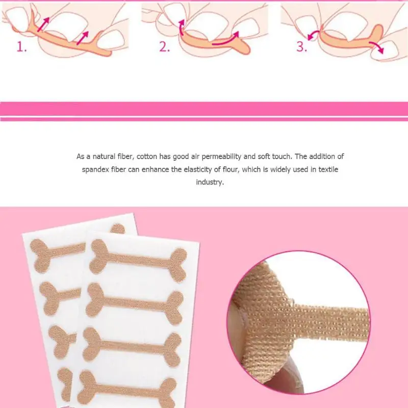 4 шт./компл. корректор для вросших ногтей наклейки лечение пароникью