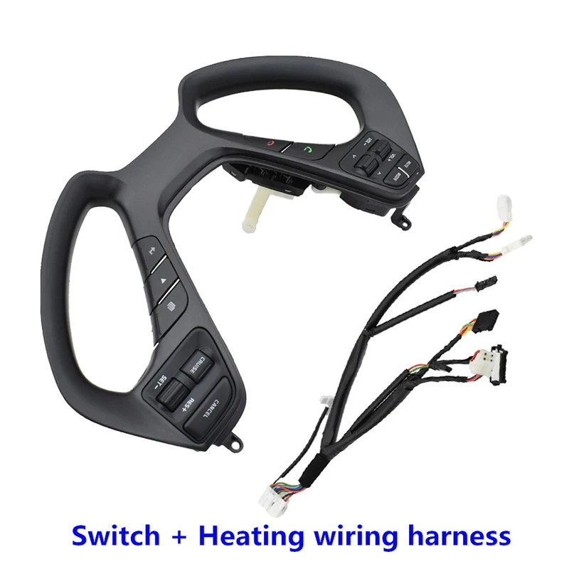 K3-Heatingwire Переключатель рулевого колеса для KIA CERATO K3 с звуковым регулятором громкости музыки круиз bluetooth телефон тел звуковой переключатель - Цвет: K3-Heatingwire