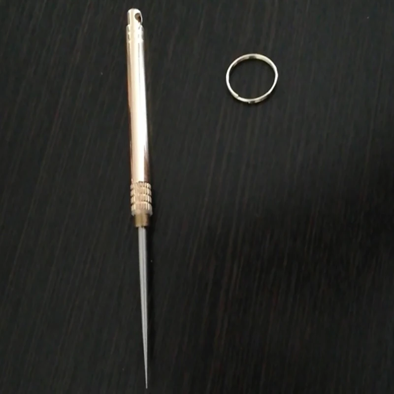 Titanium Outdoor Multifunctional Toothpick Bottle Fruit Fork Camping Toothpick
