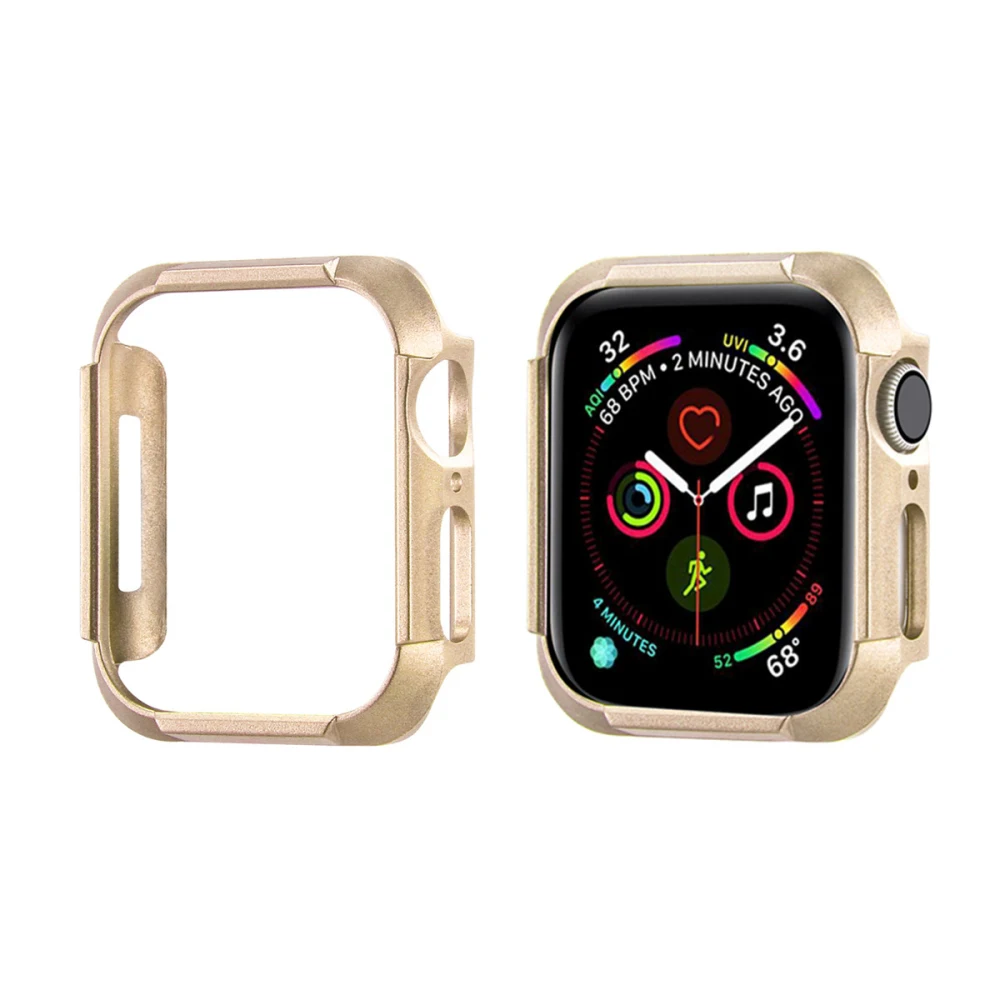 Чехол из поликарбоната для Apple Watch 4, 40 мм, 44 мм, защитный чехол для iWatch 5, 40, 44 мм, бампер для часов, Жесткая Броня, защитная рамка, серия 4