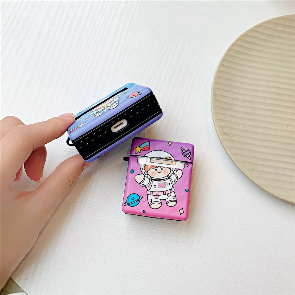 Cool Space Man Case For Airpods pro Cases Astronaut bluetooth Earphone Charging Box Protective Cover Air pods 2 1 capa | Электроника