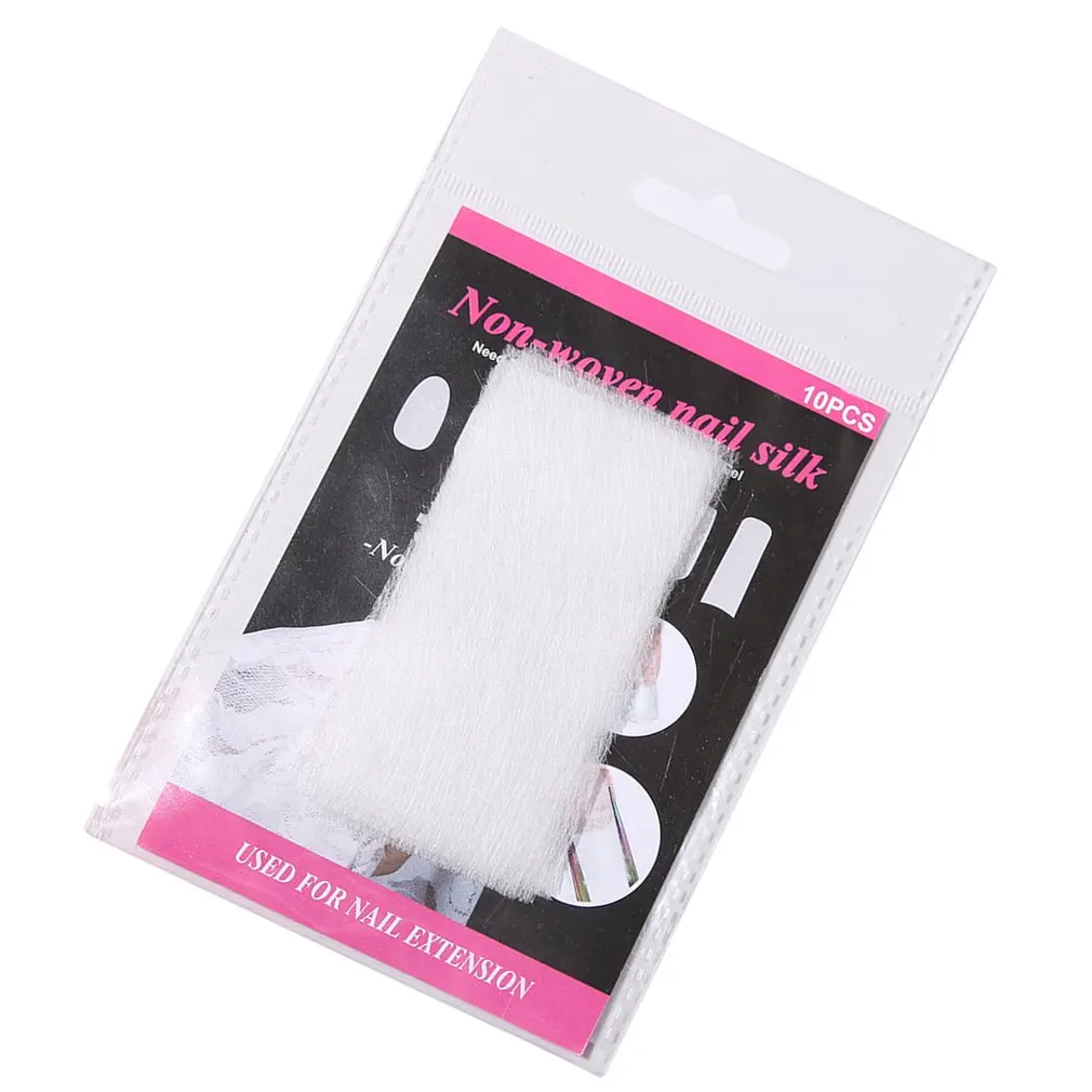 Nail Non-Woven Silk Extension Fiber Sheet Paperless Support Fast Fracture Repair Artifact | Красота и здоровье
