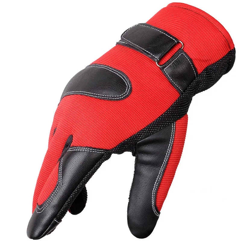 

Gloves autumn and winter new men's touch screen gloves thickened inner riding outdoor antiskid gloves cotton gloves