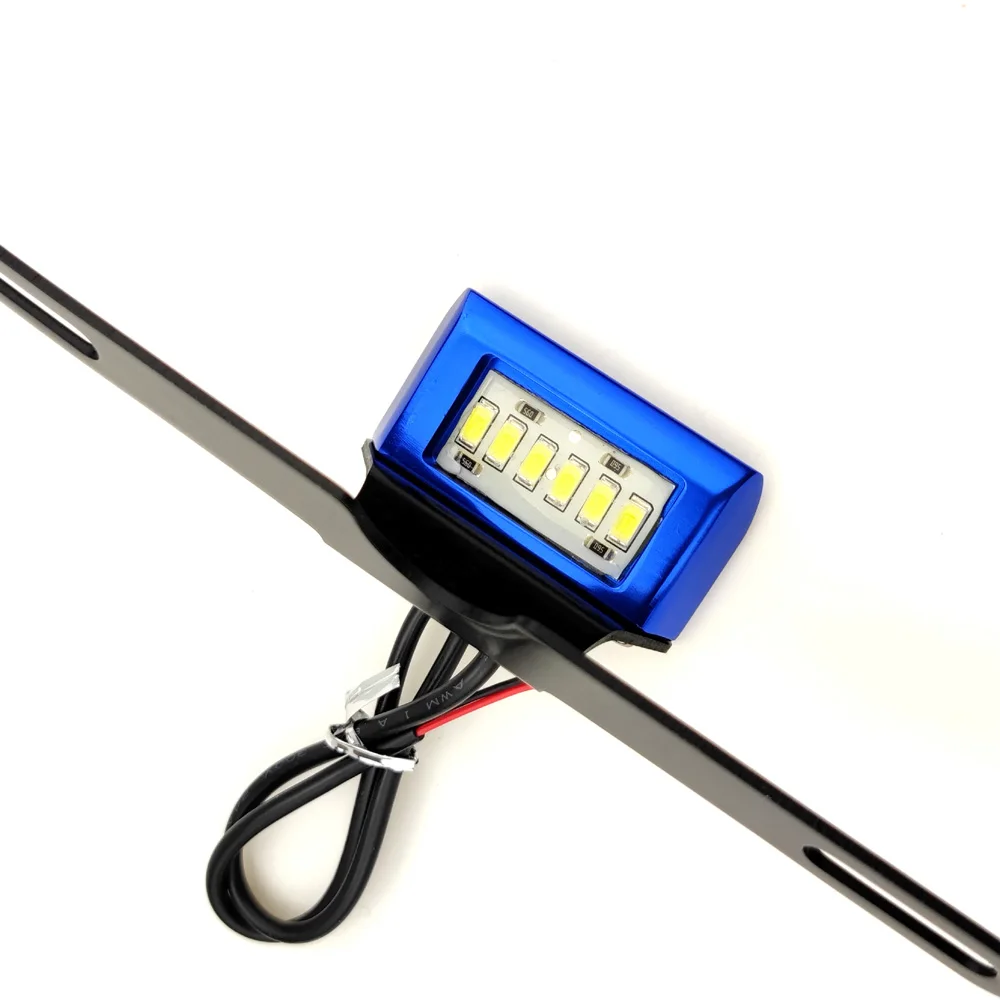 Универсальный аксессуары для мотоциклов лампы Кронштейн номерного знака