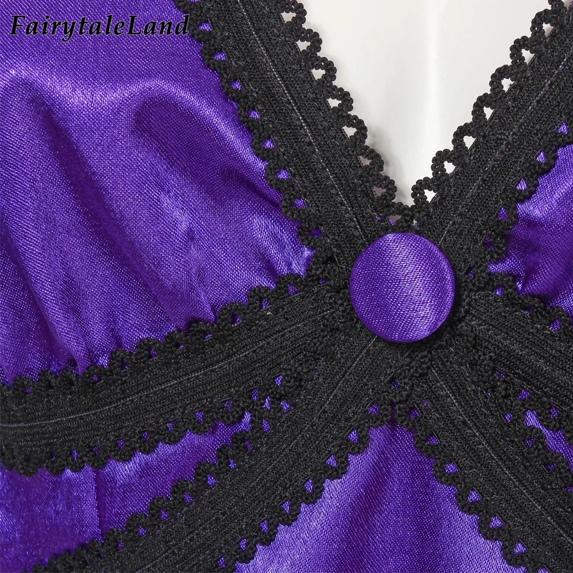 

Final Fantasy VII Remake Tifa Lockhart Cosplay Outfit Halloween Costume Game FF7 Purple Sexy Dress with Choker waistband